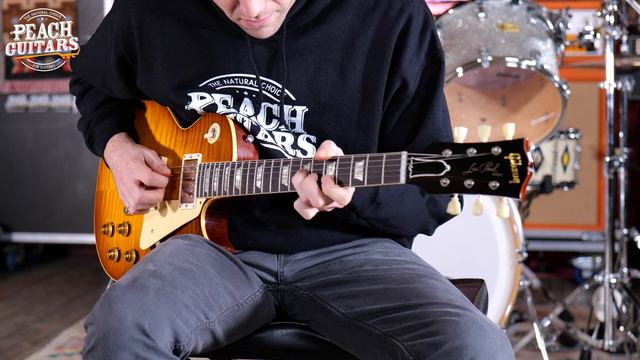 No Talking...Just Tones | Gibson Custom Murphy Lab 59 Les Paul HP Top Golden Poppy Burst смотреть онлайн