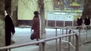 1989 год. Тюмень. Дороги, автомобили, пешеходы, переезды, переходы.