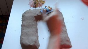 Учим буквы. Буква П - пляж. Поделки своими руками Арт-школа обучающее видео.