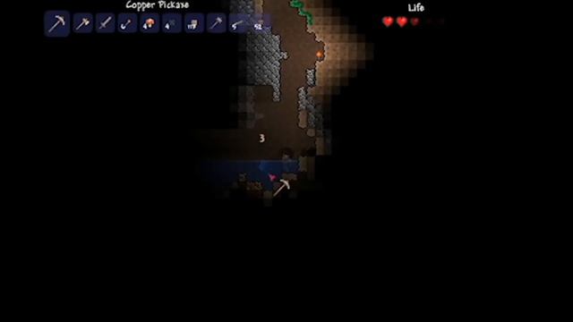 Terraria - Episode 3: "The Cave's Crystal Heart" смотреть онлайн