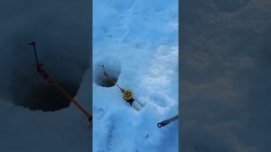 проверяем  жерлицы пробуем  ловить на мойву