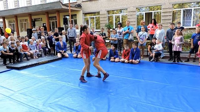 САМБО Манченки.Показательные выступления на день поселка Манченки смотреть онлайн