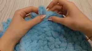 вядем подушку барашек Alize Puffy