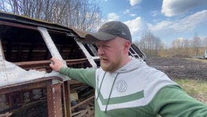 Расчищаю участок под строительство, в одиночку.