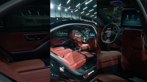 Mercedes-AMG S63 E-Performance W223 orient motors avtosaloni uchun olingan video abzor