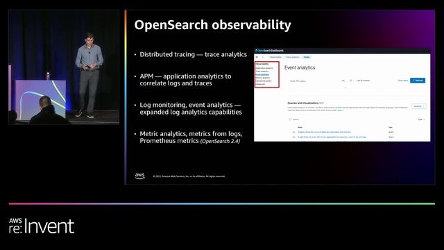 AWS re:Invent 2022 - What’s new in Amazon OpenSearch Service (ANT206)