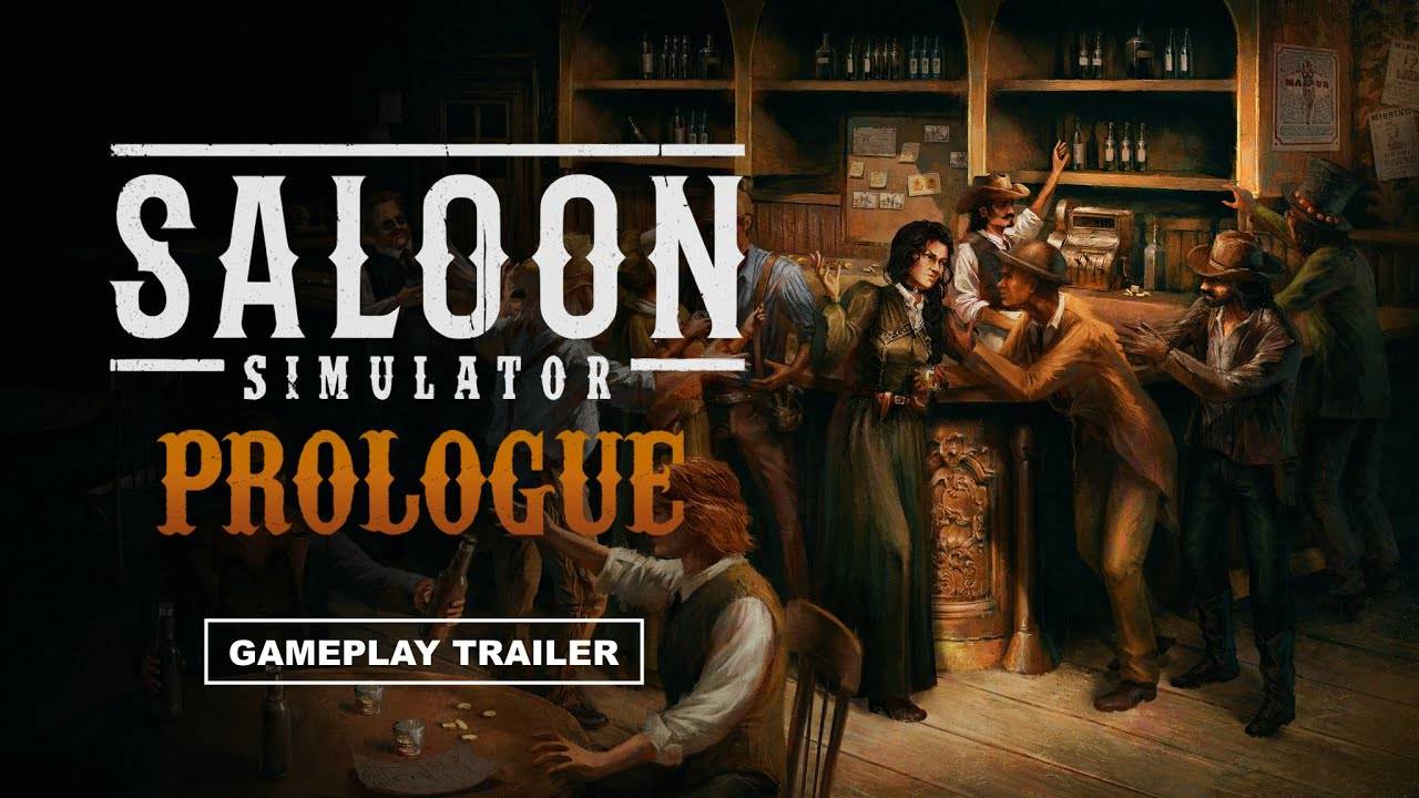 Saloon Simulator: Prologue официальный трейлер.