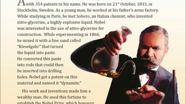 education in English story Alfred Nobel in chemistry смотреть онлайн