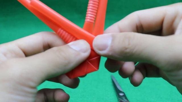 DIY Сердечко из трубочек - Как сделать соломенное сердце
