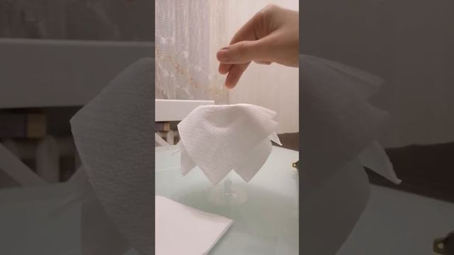 Как сделать розу из салфеток/ROSE with paper/роза из салфеток смотреть онлайн