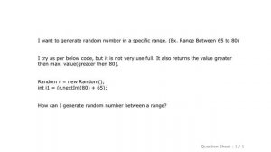 Android : How can I generate random number in specific range in Android?