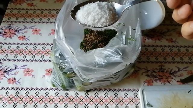 МАЛОСОЛЬНЫЕ ОГУРЦЫ в пакете с чесноком и укропом. Аппетитные, ароматные и хрустящие! БЫСТРЫЙ РЕЦЕПТ