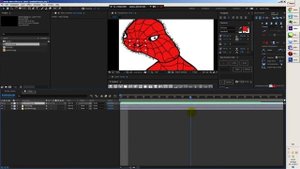 Анимация рта персонажа. After effects
