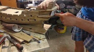 Сборка модели корабля черная жемчужина Нашли как исправить ошибки чертежа