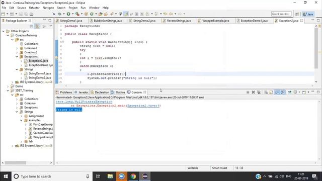 Java Exception For SDET By DevLabs Alliance смотреть онлайн