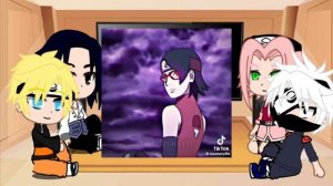 Team 7 Naruto react Team 7 Boruto