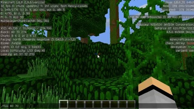 Как заполнять местность блоками???(Без модов и без командых блоков) смотреть онлайн