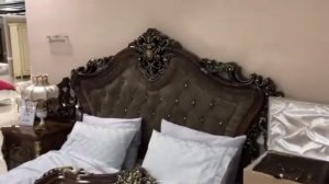 Спальня Джоконда с 3 дверным шкафом Корень Дуба глянец Эра мебель.