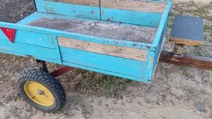 Сделал сам прицеп самосвал для мотоблока!