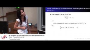 Florence Merlevède: On the weak invariance principle and its quenched version under projective [...