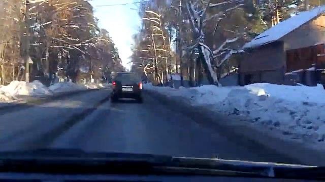 Королёв - Щёлково / Korolyov Town - Shchyolkovo 28/01/2012 (timelapse 5x)