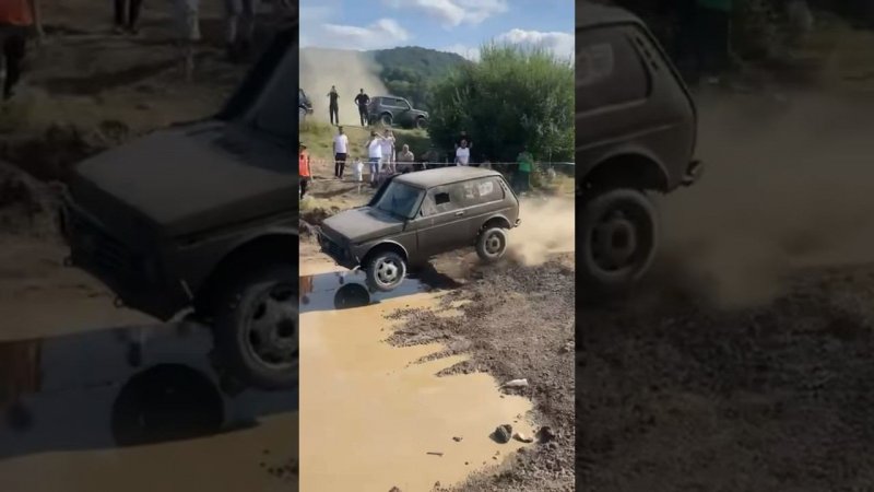 Нивы над водой 3 этап СКФО #shorts #short #automobile #rally #offroad #offroad #shortvideo