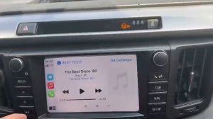 Оригинальный , Заводской CarPlay и Android Auto в Toyota RAV 4 2016-2019 г.в.