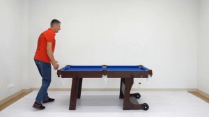 Бильярдный стол «Компакт Люкс» – современное, компактное решение для небольшой бильярдной