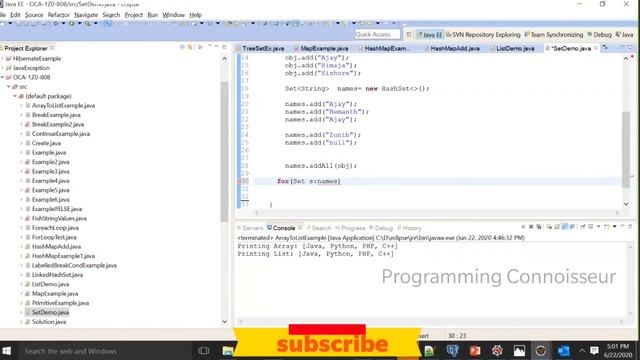 Set Interface in java | Java Set interface | Collection set framework смотреть онлайн