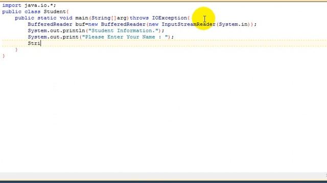 BufferedReader Read Data From Keyboard Java Programming смотреть онлайн