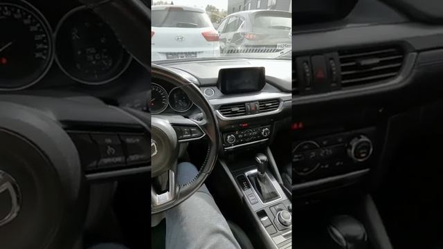 Mazda 6. Trade in приёмка авто. запуск двигателя, приборная панель, салон, коробка автомат.