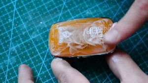 Полировка мутного повторителя поворота пастой Jalasanj