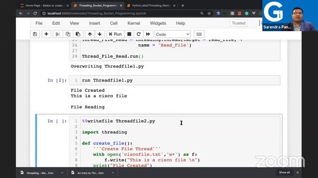 Advance Python[ Multithreading  | Python Tutorial | Full Course | Python for  Beginners ]