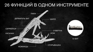 Мультитул Ganzo G301. Многофункциональный инструмент для ремонта