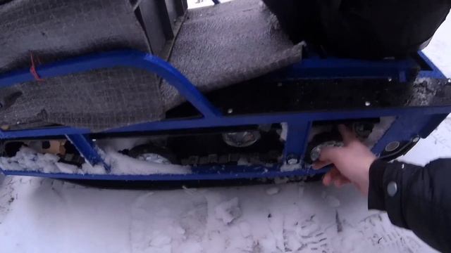 В лес на мотобуксировщике Альбатрос-Л \ Ищем место для землянки смотреть онлайн