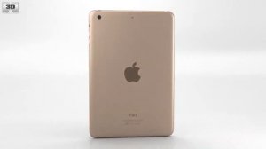 Apple iPad Mini 3 Gold by 3D model store Humster3D.com