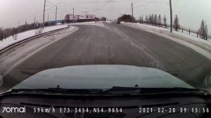 скользкая дорога  #шевроле #нива