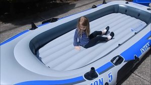 Intex Excursion 5 inflatable boat review part 1