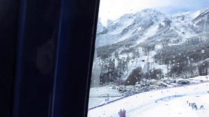 Олимпиада в Сочи. Красная Поляна. На подъемнике над трассами 19.02.2014
