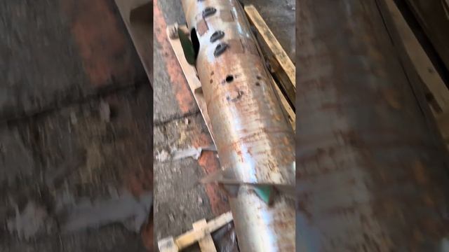 Ремонт шнека комбайна жатки Джон Дир замена середины консольного шнека John Deere Жатка от АДИРОН