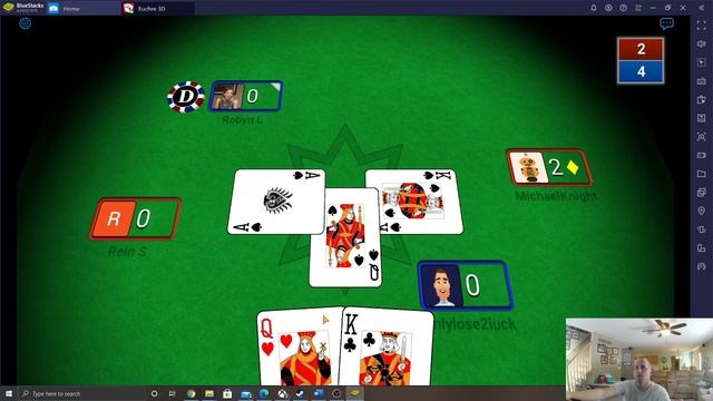 Euchre Vlog 5-Staying Alive...3 Game Win Streak! смотреть онлайн