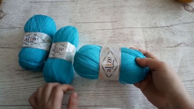 Пряжа Моя беби (My baby) от Ализе (Alize) прекрасный мягкий, дешёвый и не скрипучий акрил!