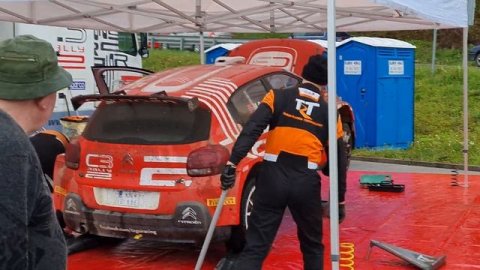 WRC Croatia Rally, Mads Ostberg test, service time #wrc #wrctesting #croatiarally