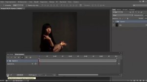 Как сделать gif анимацию в Фотошопе. Пламя в руке