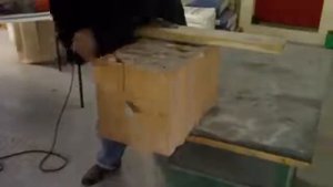 Пиление поротерма ножовкой. Ручками.