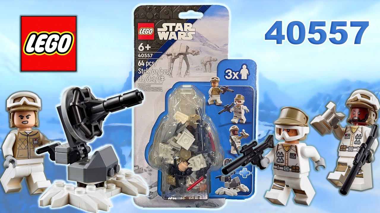 Обзор на LEGO Star Wars 40557 Оборона Хота смотреть онлайн