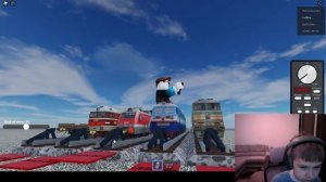 Играю в Roblox CIS Trains | Роблокс поезда. Создаю составы поездов! 1 серия