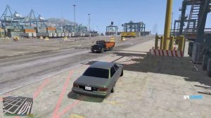 GTA 5 Vapid Stanier DRIFT супер дрифт в доках в гта 5