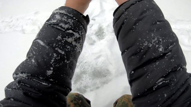 Рыбалка на хариуса зимой.Поиск рыбы на плесах. смотреть онлайн