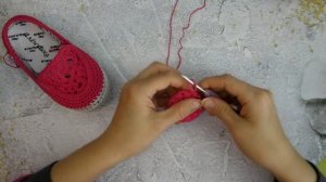 Детские мокасины крючком